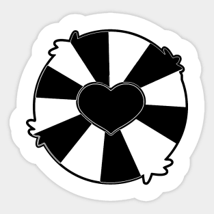 wheel of love Sticker